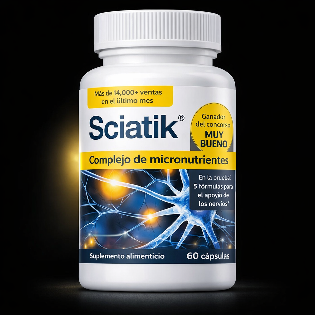 SCIATIK X60 Cápsulas: Complejo de micronutrientes para aliviar el dolor del nervio ciático