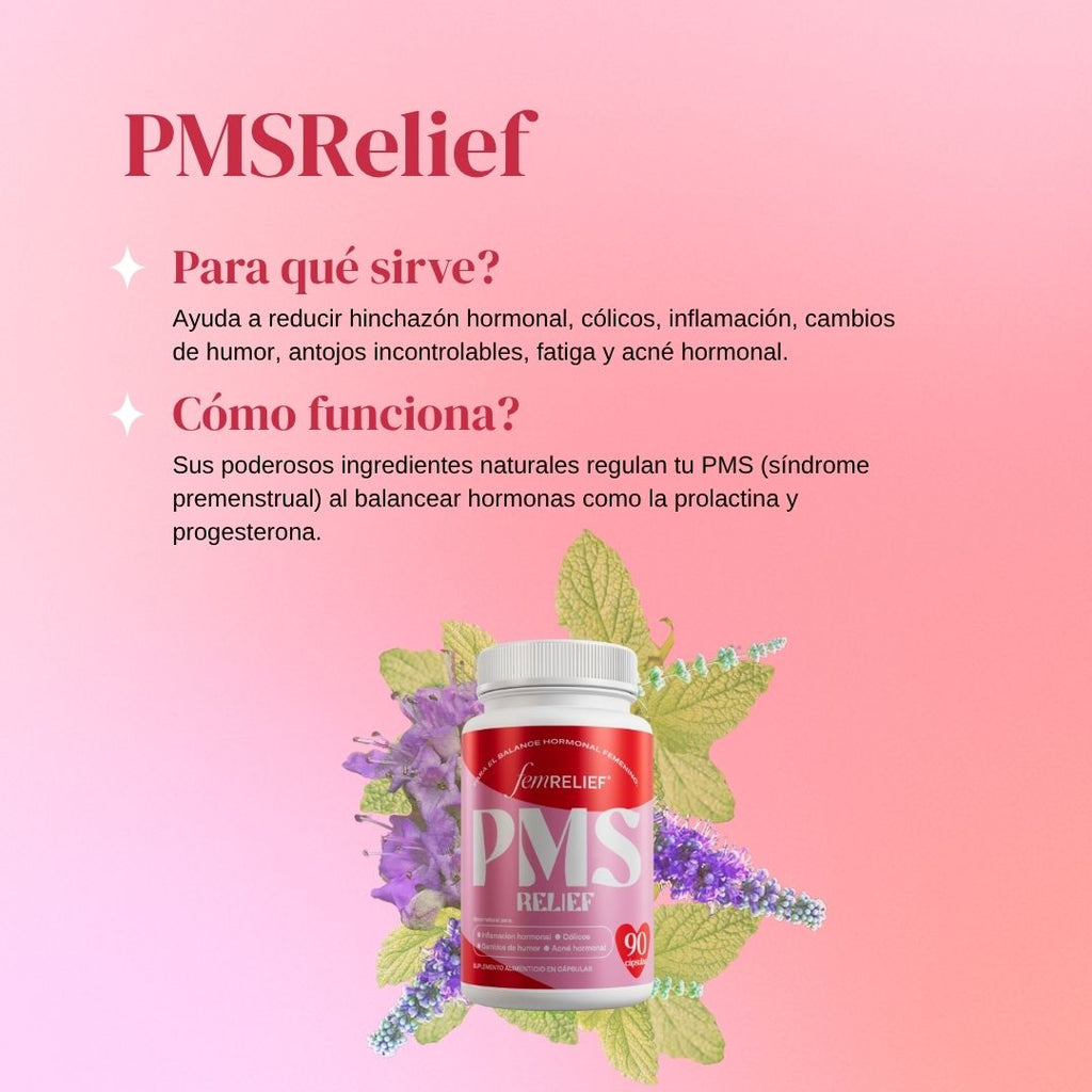 PMS Relief | Elimina el acné hormonal en 3 meses y repara la barrera cutánea