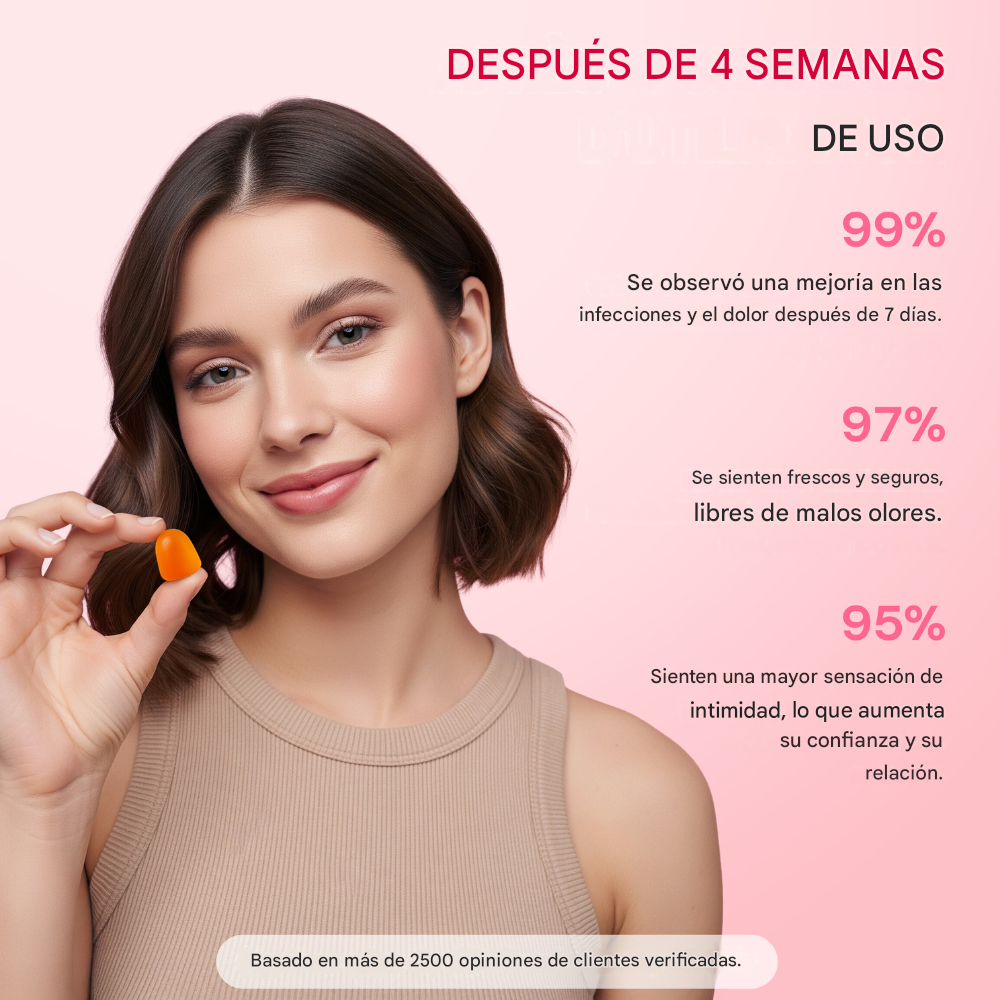 Probioticos Vaginales en gomitas x60 Intimate Balance - Menos infecciones, más confianza, una vida íntima liberada