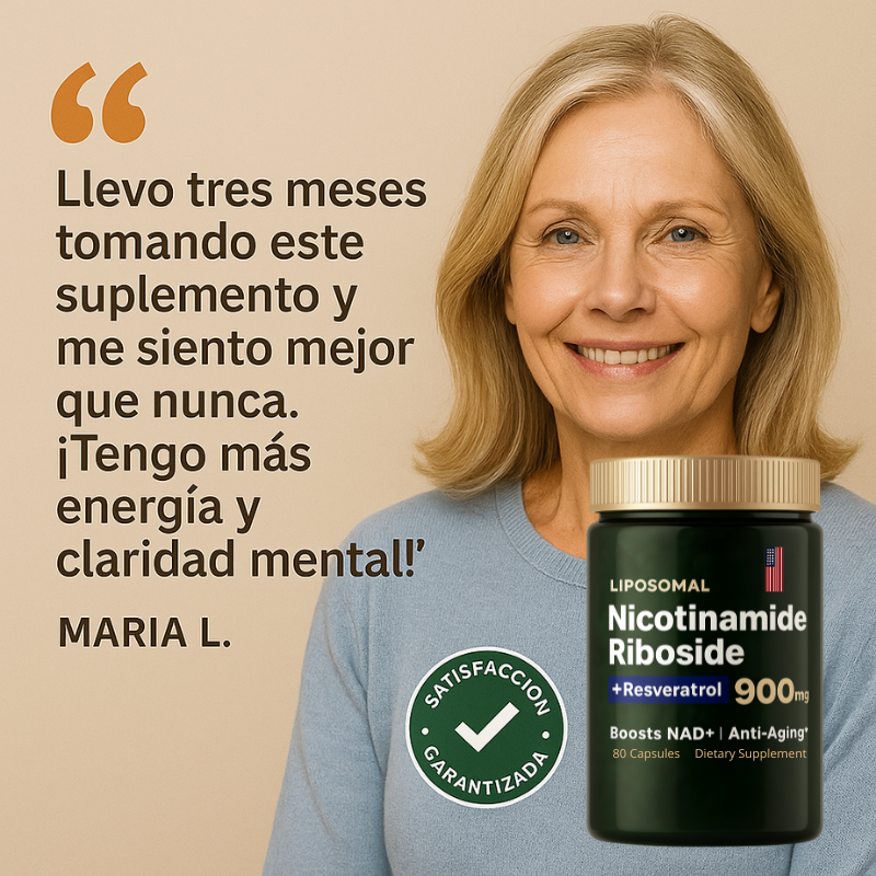 Liposomal NAD + Resveratrol: Efecto antienvejecimiento con Nicotinamida Formula Americana