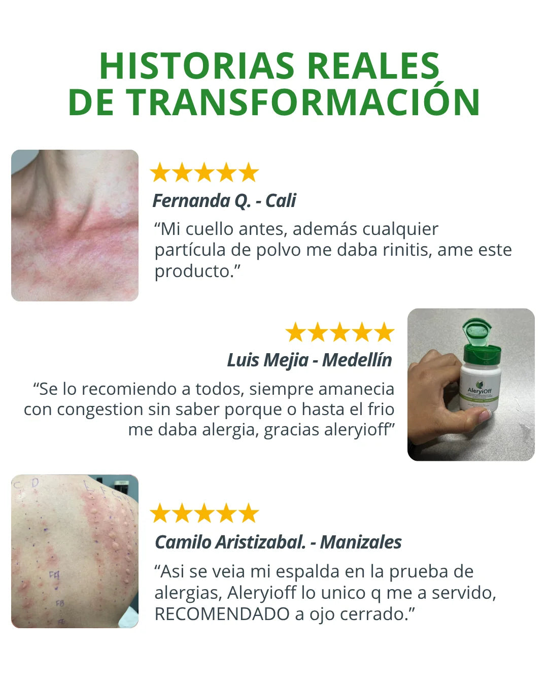 AlleryOff - Tratamiento natural x60 cápsulas para las alergias: controla rinitis, sinusitis y sus síntomas