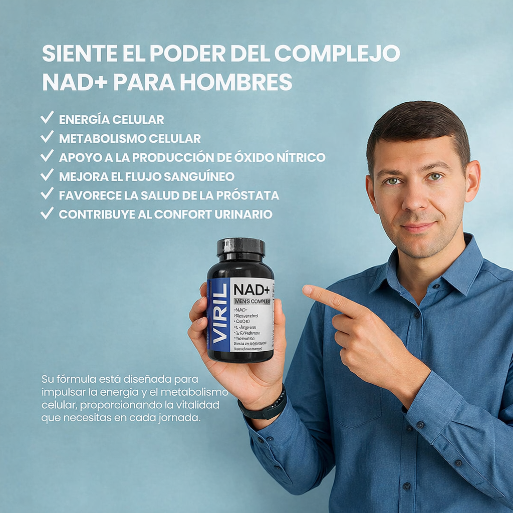 VIRIL NAD para hombres x60 cápsulas - Recupera la virilidad
