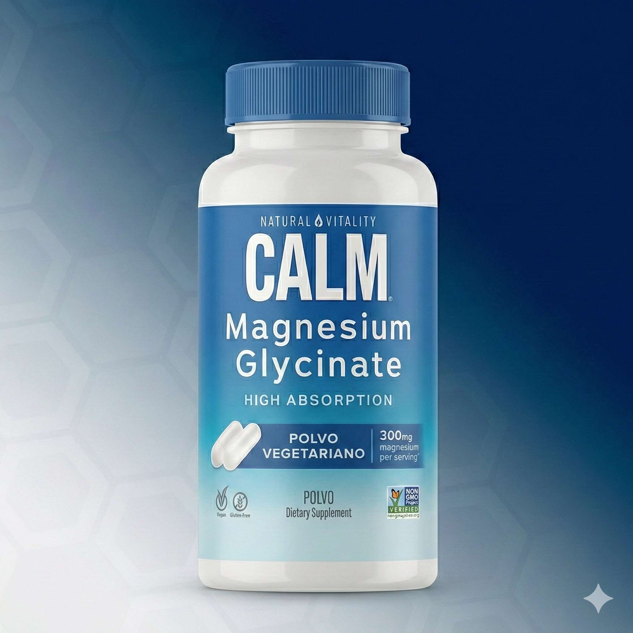 Natural Calm - Magnesio en polvo para la salud digestiva: mejora la acidez, inflamación y estreñimiento