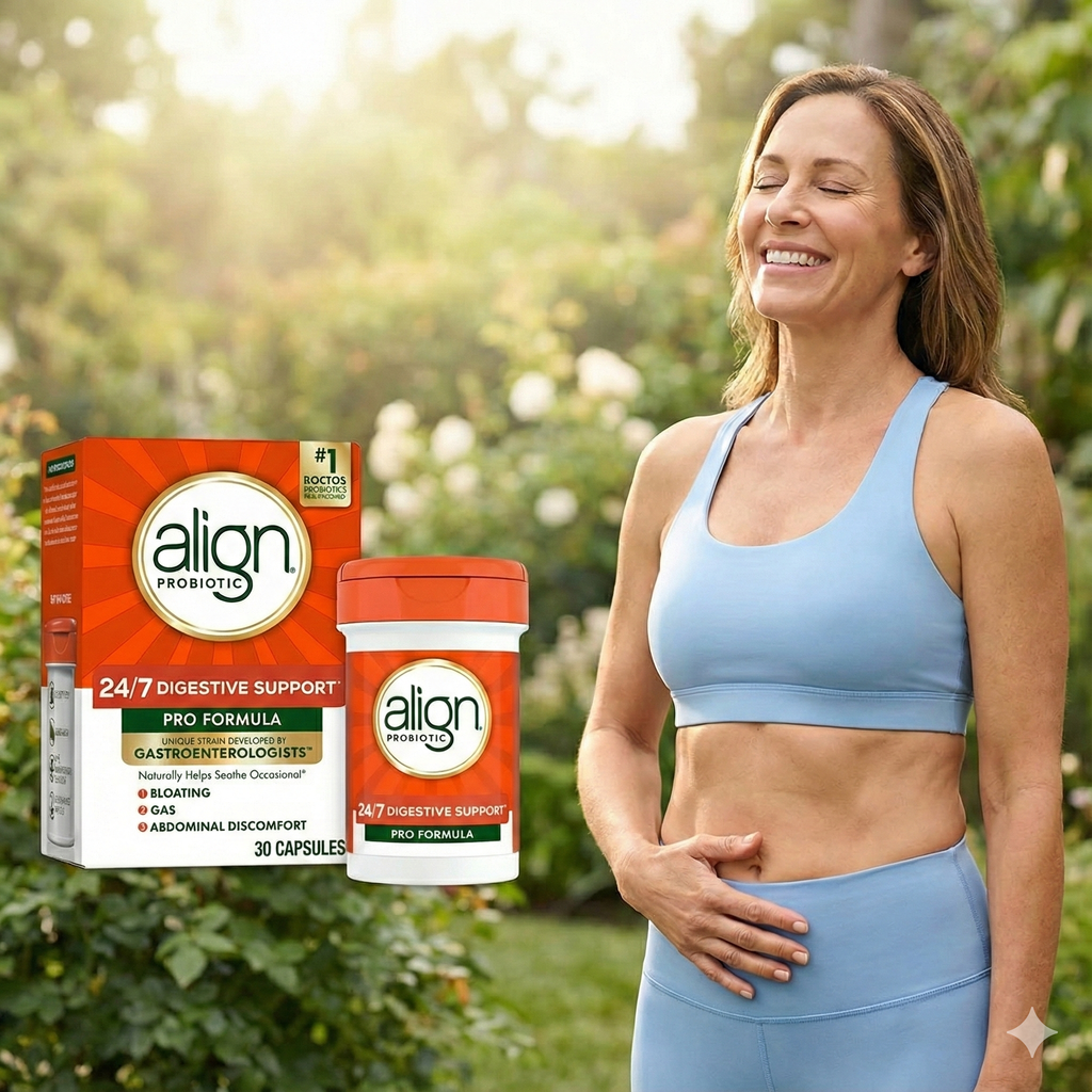 Algin Probiótico fórmula profesional x63 cápsulas para la salud digestiva - Alivia la hinchazón y los gases
