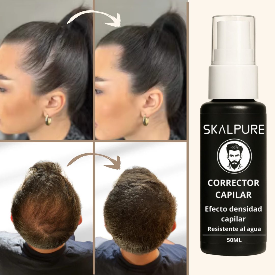SKALPURE Corrector Capilar Profesional - Recupera al instante el volumen de tu cabello sin residuos, sin manchas, sin complicaciones.