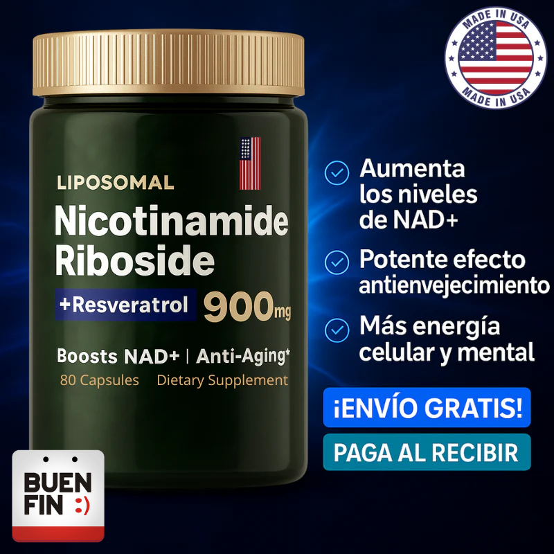 Liposomal NAD + Resveratrol: Efecto antienvejecimiento con Nicotinamida Formula Americana