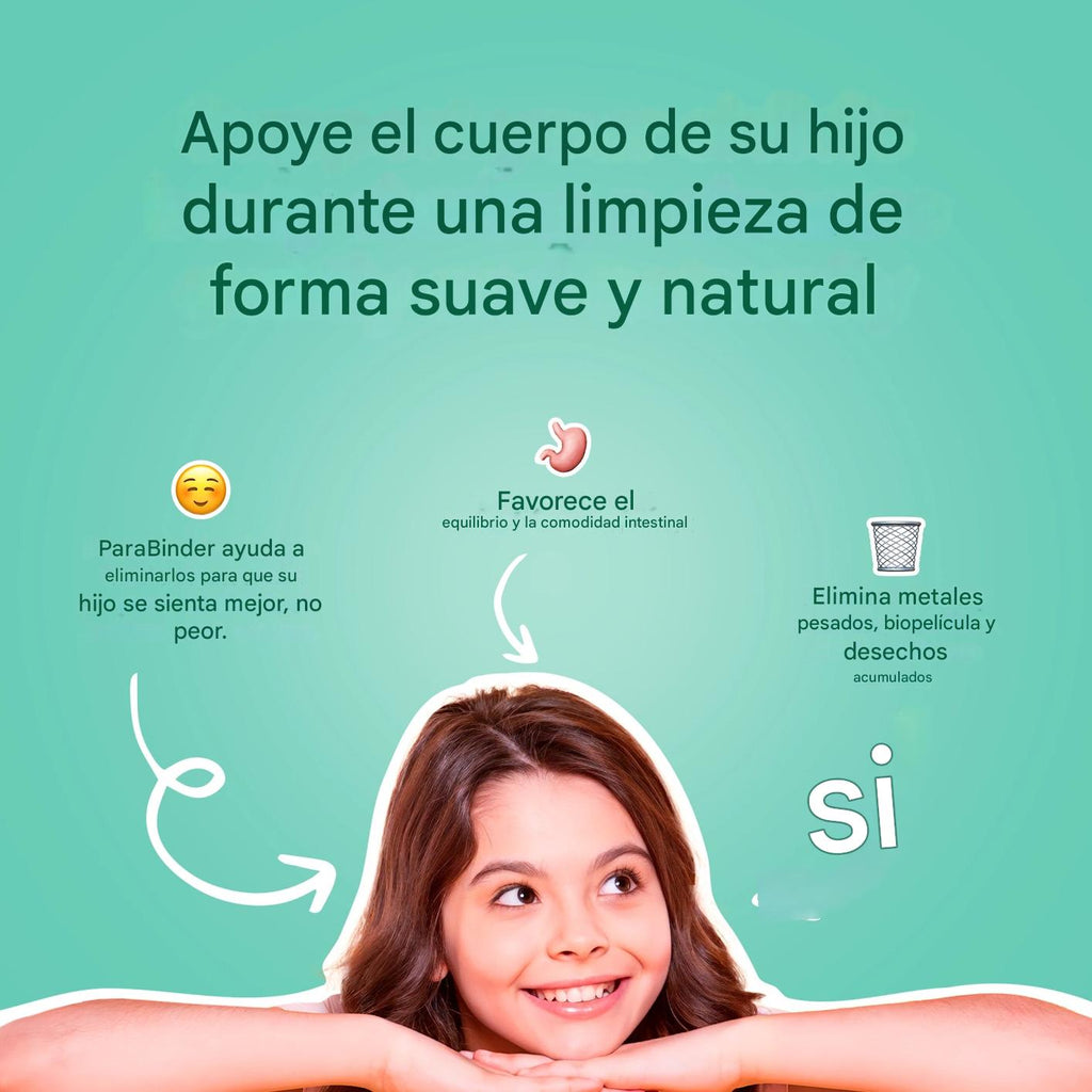 Kit de limpieza completa Velvra - En 30 días elimina los parásitos y toxinas ocultos que alteran el intestino de su hijo
