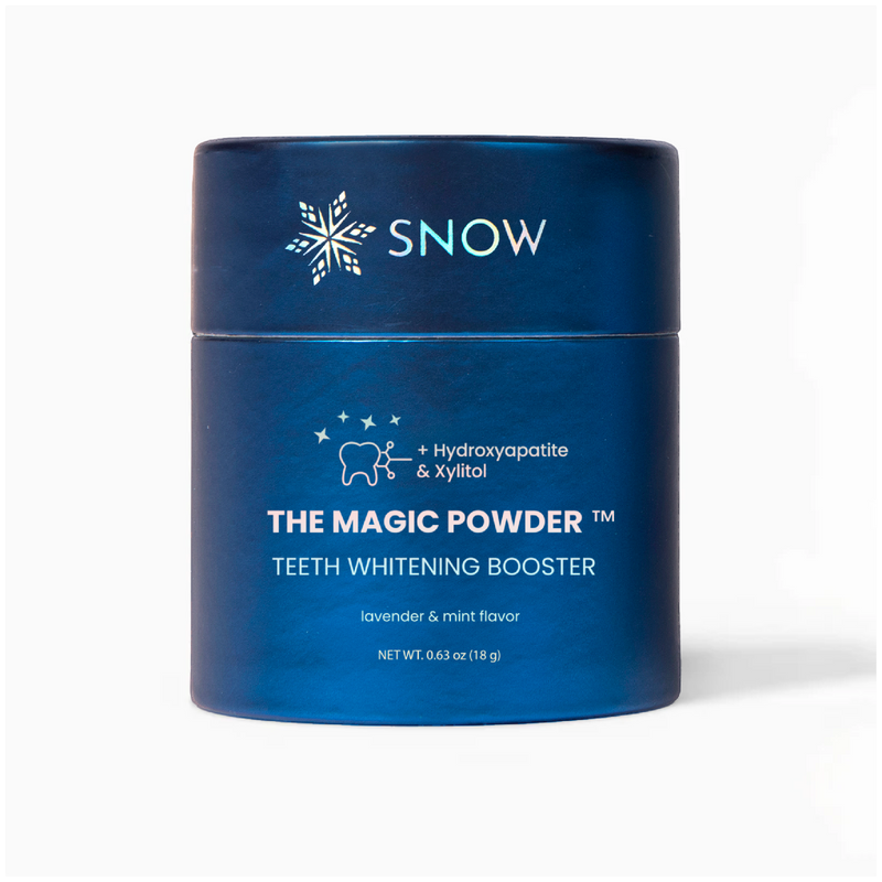 Pasta dental blanqueadora Magic Whitening Booster® en polvo con hidroxiapatita: ¡para espolvorear o sumergir!