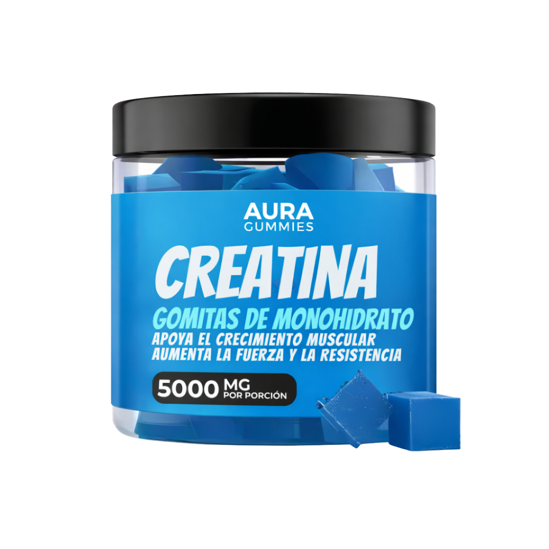 Aura Booty Up Gummies | Gomas de creatina para el crecimiento de los glúteos