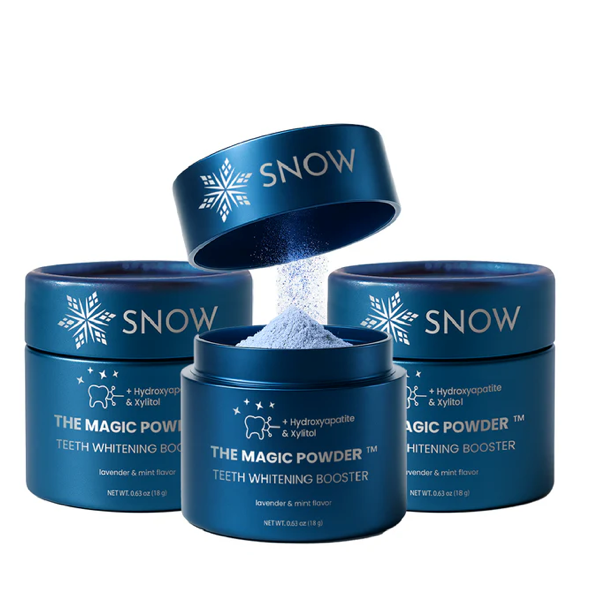 Pasta dental blanqueadora Magic Whitening Booster® en polvo con hidroxiapatita: ¡para espolvorear o sumergir!
